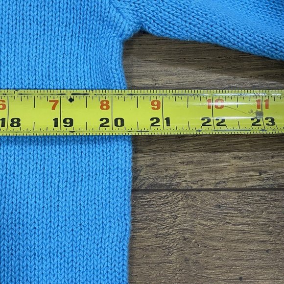 Quacker Factory Sweater Tunic Women Medium Embroidered Sea Life Seashell Coastal - Picture 11 of 12